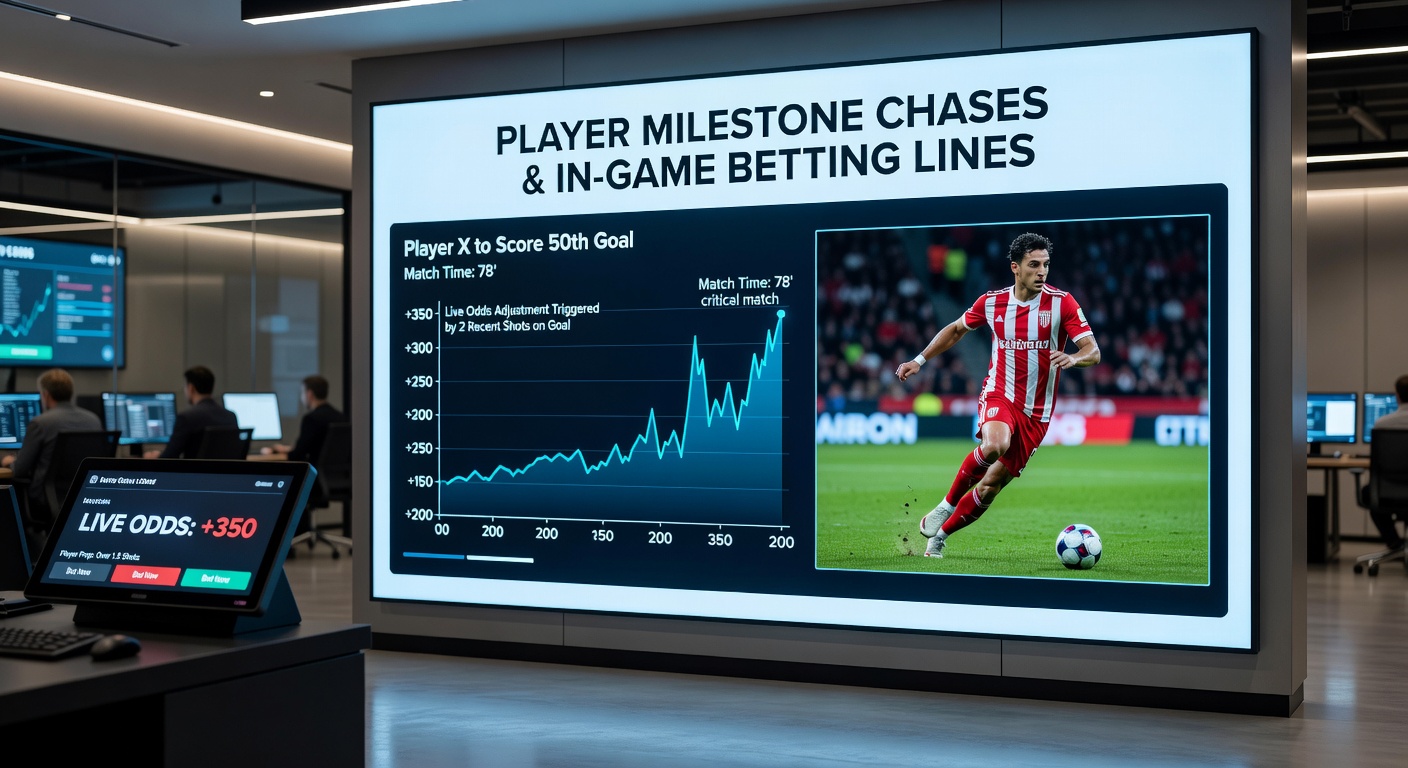 A basketball player driving toward the basket during a high-stakes playoff game with live betting odds displayed on a nearby screen