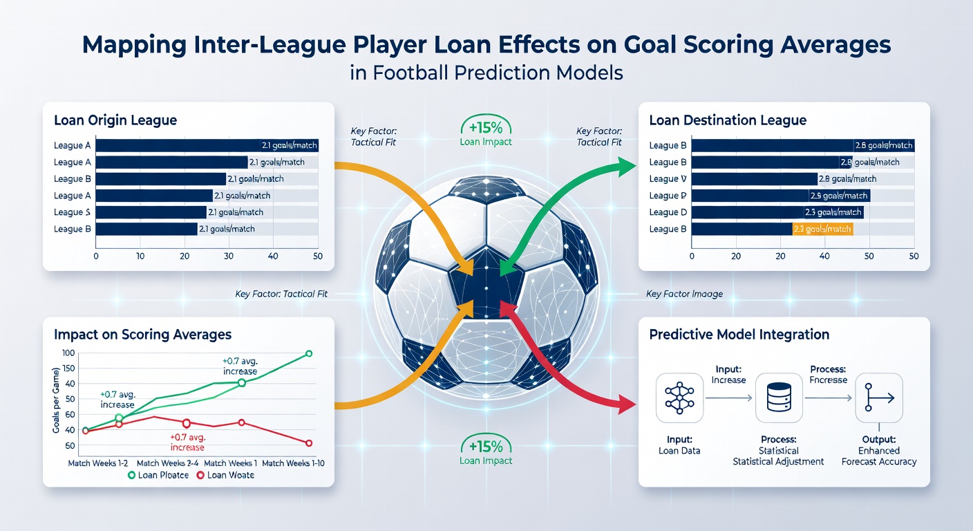 Analysis of player performance data in football loan scenarios showing goal scoring metrics